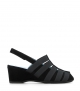 wedge sandals caletta black