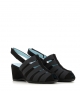 wedge sandals caletta black