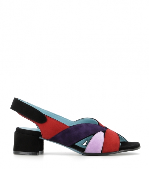 sandals pata violet red