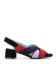 sandales pata violet rouge