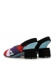 sandales pata violet rouge