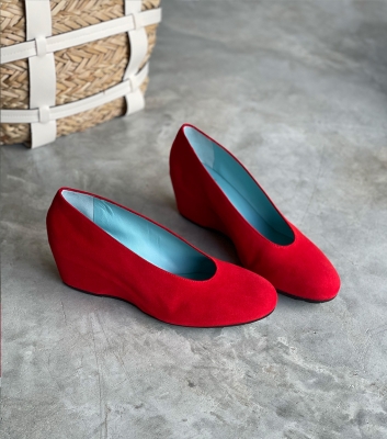 ballerines dacio rouge