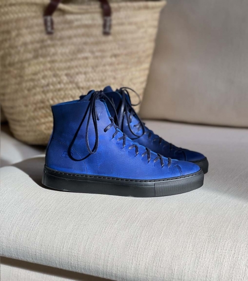 zapatillas zelo 87306 azul cobalto