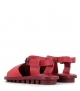closed-toe sandals value f red
