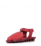 closed-toe sandals value f red