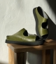 sandales 5586 mosstone vert