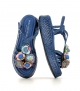 sandales maui 10832 jeans fleurs