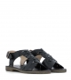 sandalias san 05 trenzado negro