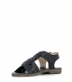 sandalias san 05 trenzado negro