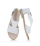 sandalias san 201 blanco