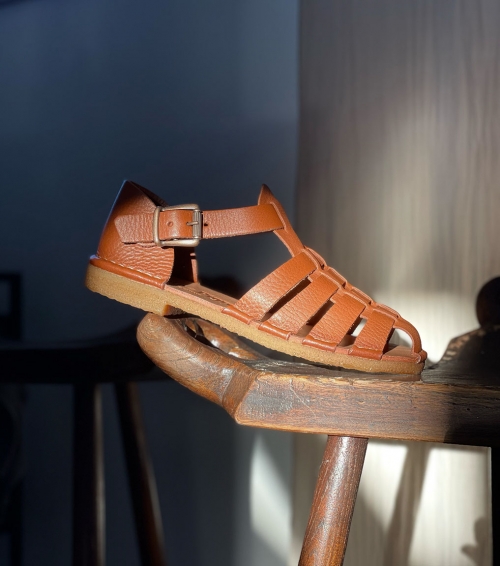 sandales fisherman san 18 tan camel