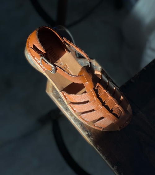 sandales fisherman san 18 tan camel