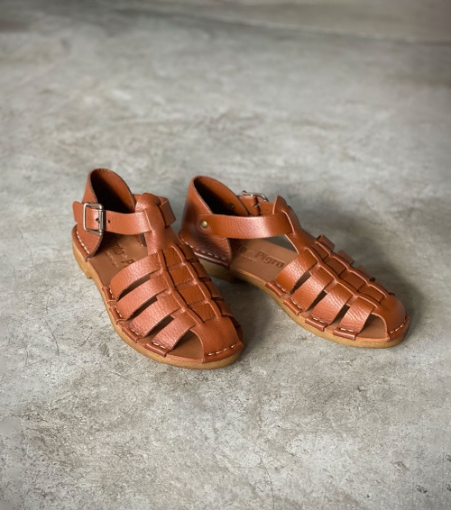 sandales fisherman san 18 tan camel