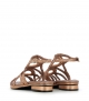 sandalias diana 10763 rame oro cobre