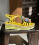 sandalias milan 9785 lemon flores
