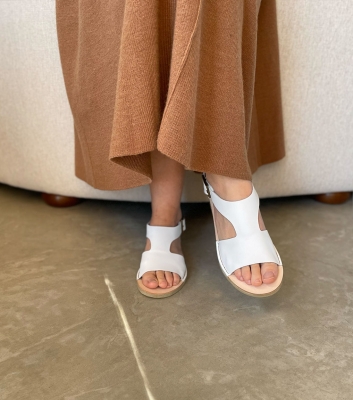 sandalias san 201 blanco