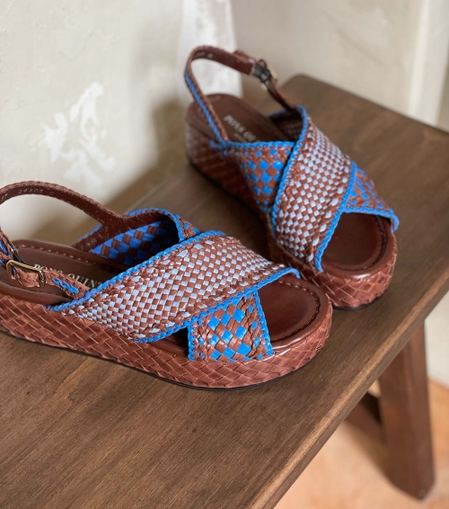 sandals forli 10732 caoba brown