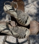 sandals milan 10714 platino gold