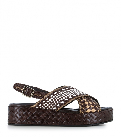 sandales forli 10732 marron chocolat