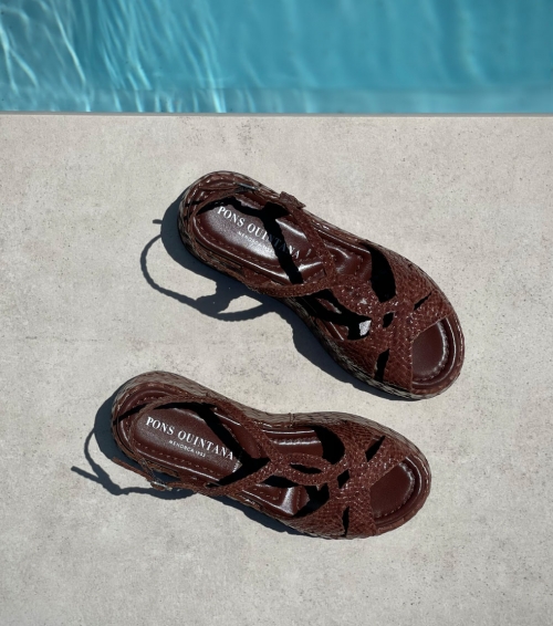 sandalias maui 10834 caoba marron