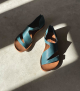 sandals lockdown teal blue