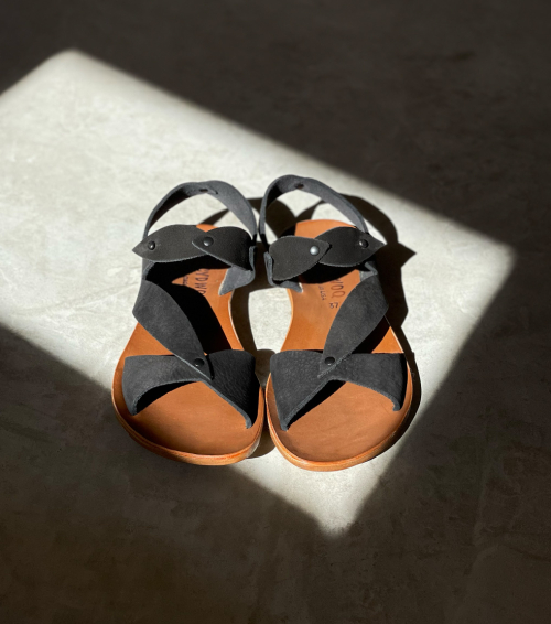 sandalias buds negro