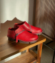 chaussures field f rouge