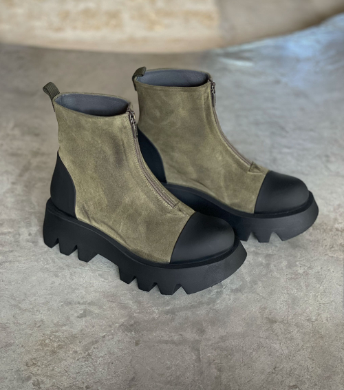 botines 6241 forest verde caqui