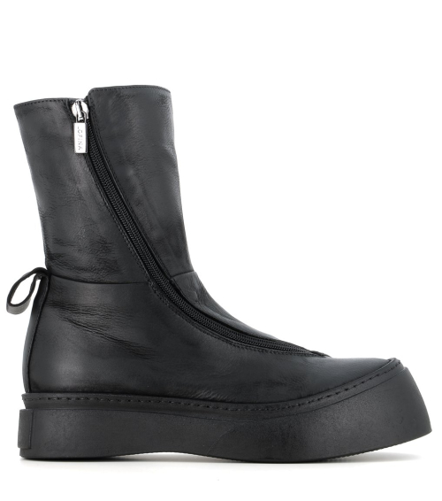 bottines 6430 revers nero noir