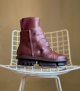 botines cut-hi f cotto burdeos marron