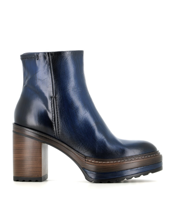 boots olivia 10078 bleu ocean