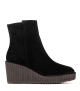boots compensees claudia 10182 noir