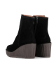 botines de cuña claudia 10182 negro