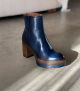 ankle boots olivia 10078 ocean blue