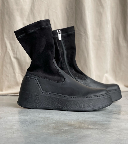 botines 4102 stretch negro