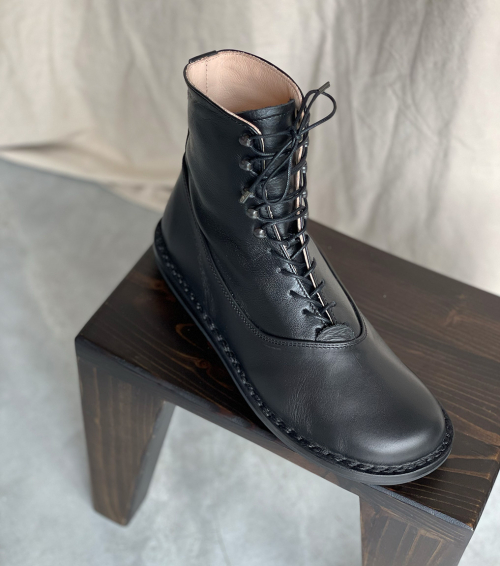 lace-up boots mascha f black