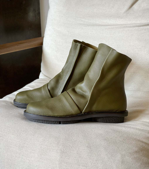 botines vector f verde caqui