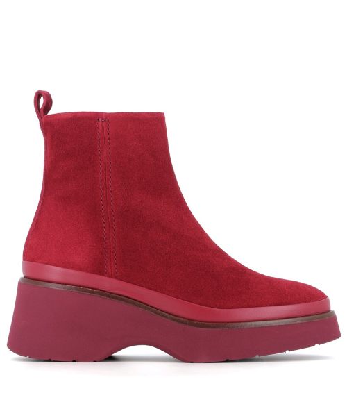 botines raquel 10988 cherry rojo