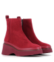 botines raquel 10988 cherry rojo