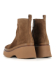 wedge boots raquel 10988 toffee tan