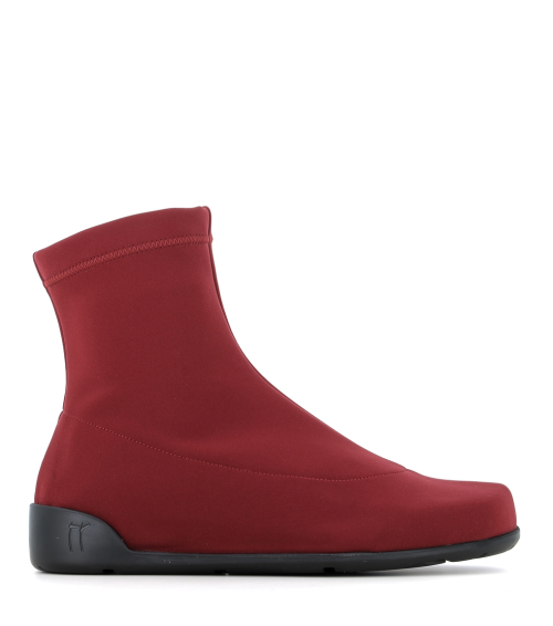 botines kilow stretch rojo oscuro