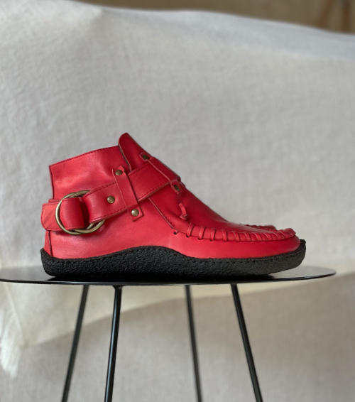 botines origins beams rosso rojo
