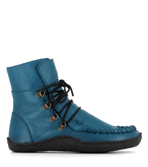 botines origin mountainboot pavone azul