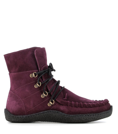 botines origin mountainboot purple morado