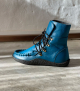 botines origin mountainboot pavone azul