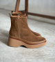 wedge boots raquel 10988 toffee tan