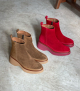 botines raquel 10988 cherry rojo