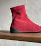 sock boots kilow stretch deep red