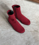 sock boots kilow stretch deep red