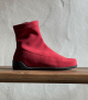 botines kilow stretch rojo oscuro